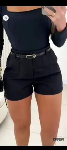 Shots Feminino alfaiataria moda verão tamanho p