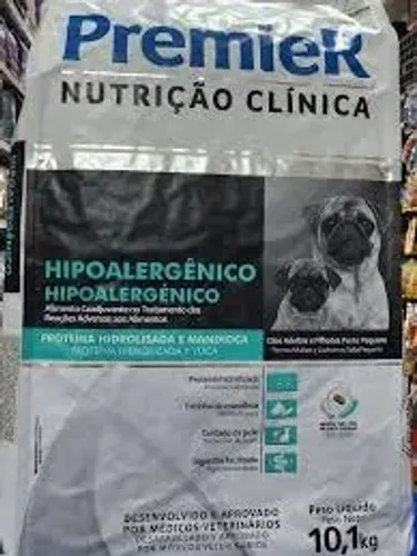 Ração Hipoalergênico 10,1 adultos e filhotes + entrega grátis