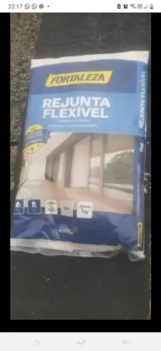 300kg de rejunte branco Fortaleza