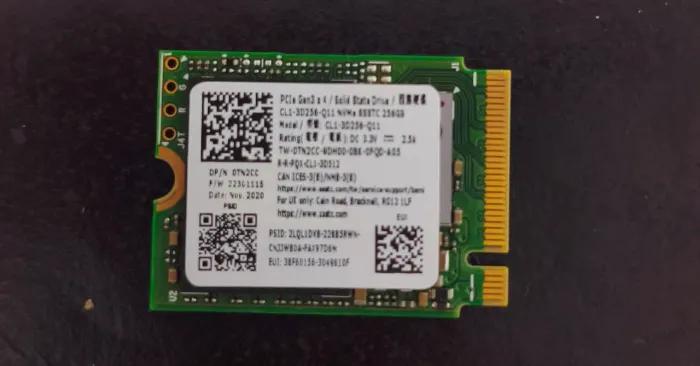 SSD de 256 GB