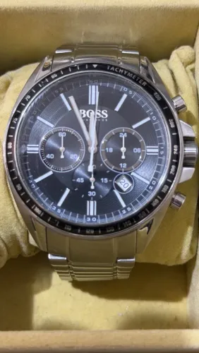 Relógio Masculino Hugo Boss Driver Chronograph Original - Aço Inox