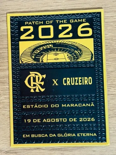 Patch Flamengo X Cruzeiro Libertadores 2026 - Última Unidade