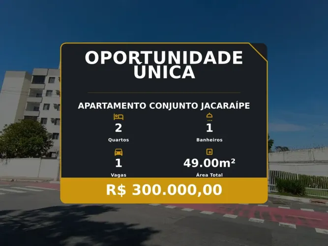 Seu espaço no Conjunto Jacaraípe: apartamento com ventilação e iluminação natural!
