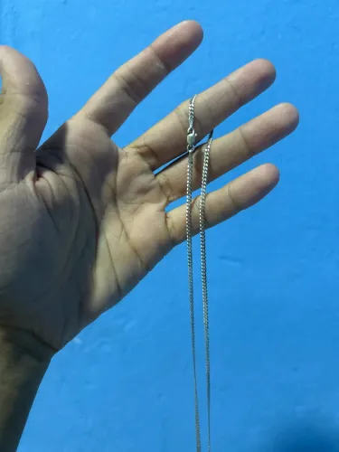 corrente de prata 2mm