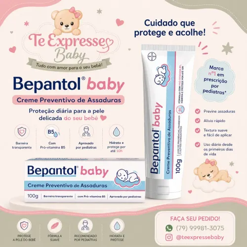 Pomada Bepantol Baby 100g Original - Proteção Contra Assaduras