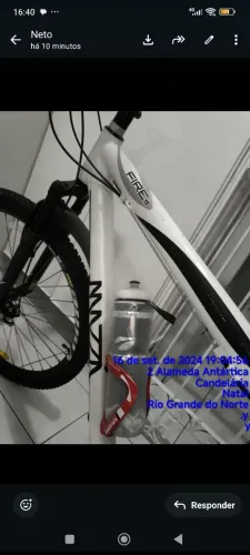 Vendo Bike para pedal semi nova de 1° qualidade falar com : Manoel whatsapp: *