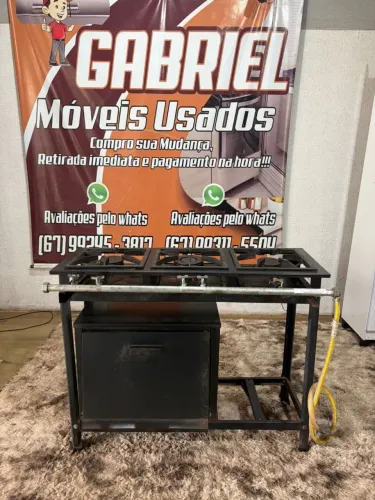 Fogão industrial com forno acompanha mangueira e registro ((ENTREGO GRATIS))