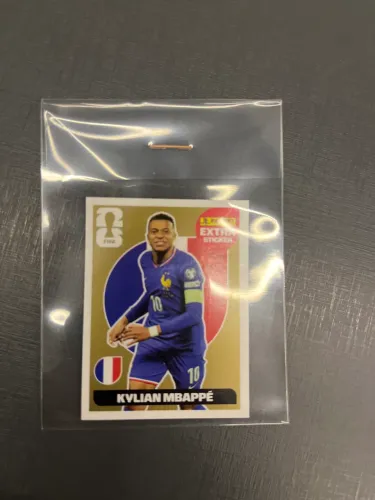 Figurinha MBAPPÉ dourada