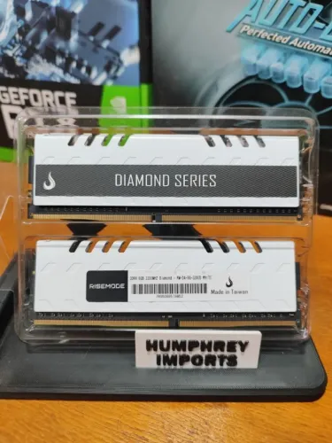 MEMORIA RAM DDR4 16GB 2X8GB 3200MHZ RISE WHITE - GARANTIA 3 MESES