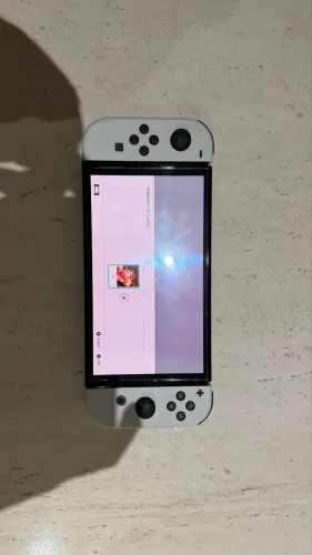 Nintendo Switch OLED + Cartão MicroSD 500GB | Completo | Acompanha Joy-Cons e Carregador