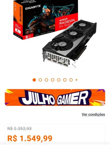 Rx 7600 Placa de Video