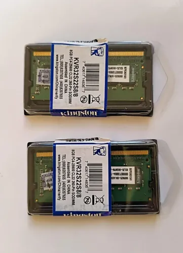 Memória 8GB DDR4 3200MHz Notebook Kingston 2x8GB