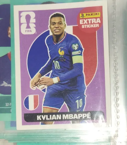 Figurinha "KYLIAN MBAPPÉ EXTRA BORDO" Copa do Mundo 2026