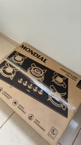 Vendo fogão cooktop 5 bocas mondial