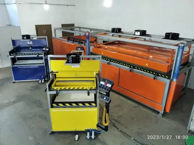 Vacuum Forming - Máquinas Diversas - (Modeladoras de Plástico) - Moriá Termoformagem