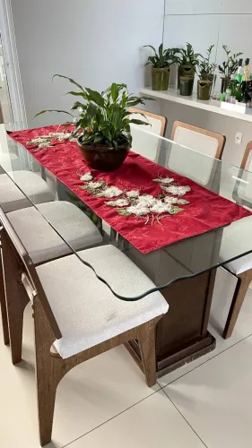 Kit 6 Cadeiras (apenas as cadeiras - mesa não está à venda) para Mesa de Jantar