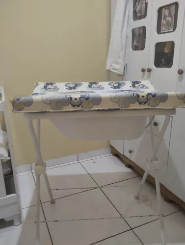Trocador com banheira