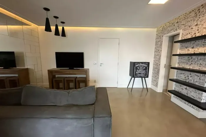 Apartamento mobiliado/locação no London Ville  105 m² | 2 Suítes | Varanda Gourmet | 2 Vag