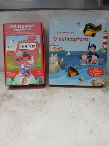 Jogo infantil + livro infantil