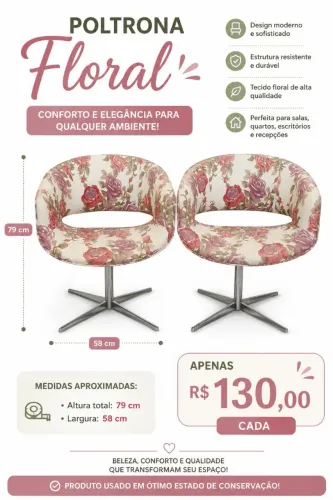 Poltronas Florais