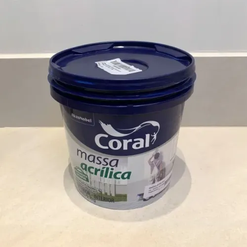Massa Acrílica Branca Coral 5,7 kg (NOVA / Embalagem intacta / Preço Promocional)