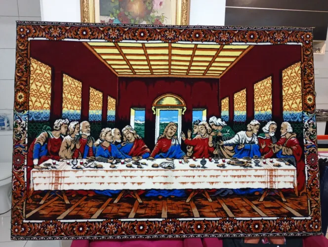 Quadro decoração para sala santa ceia lindo 