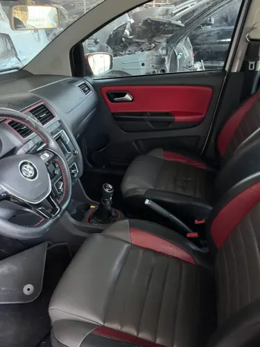 INTERNA COMPLETA BANCO DE COURO - VOLKSWAGEN FOX 2017+ (VERSÃO PAPER)