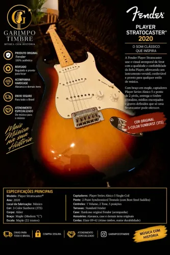 Fender Player Mexicana - Impecável