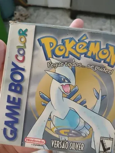 Pokémon Versão Silver GBC (Na Caixa)
