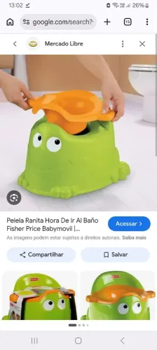 Troninho pinico fisher price