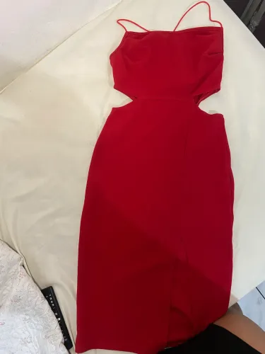 Vestido Mídi vermelho P