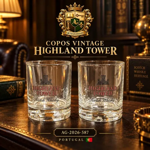 Copo vintage Highland tower