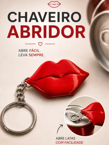 Chaveiros abridor de lata