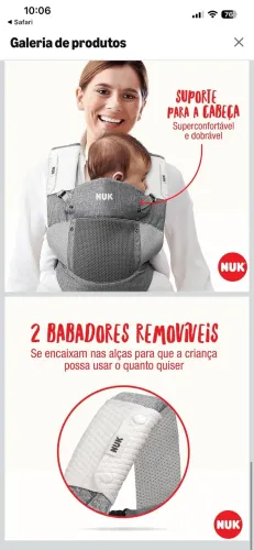Canguru nunca usado NUK