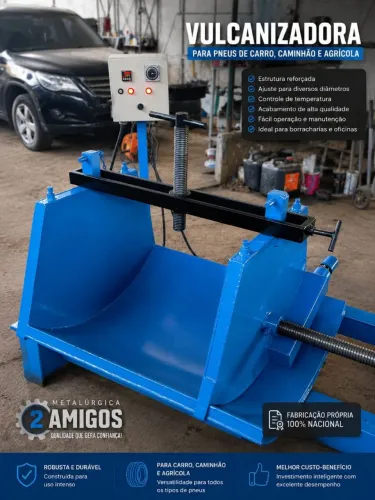 Vulcanizadora de pneus