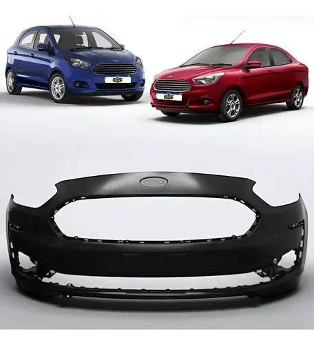 Parachoque Dianteiro Ford Ka 2019 2020 2021 Com Furo Para Pintura