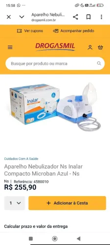 Inalador infantil inalar 