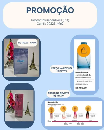 Produtos Natura na promoção 
