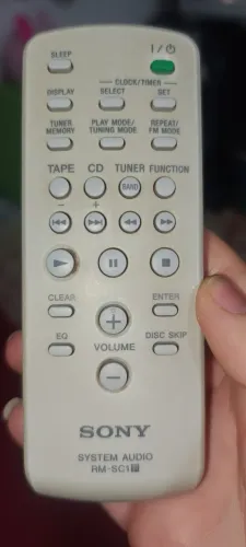 CONTROLE REMOTO APARELHOS DE SOM SONY ORIGINAL. 