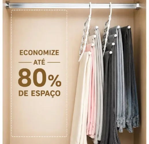 Cabide organizador de calça
