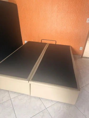Base baú (ORTOBOM) para cama Queen (menos de 1 ano de uso)