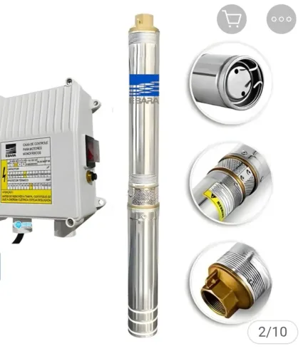 Bomba palito ebara 1,5cv mono 220v 3'