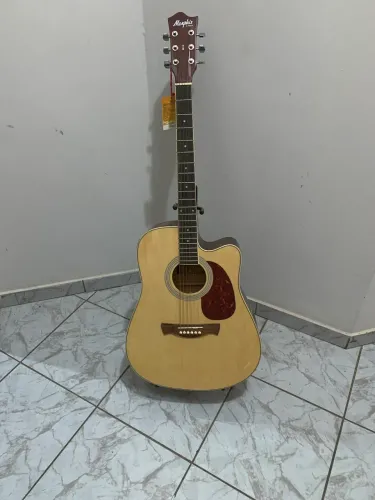 Violão novinho na caixa Memphis MD18 acouatic