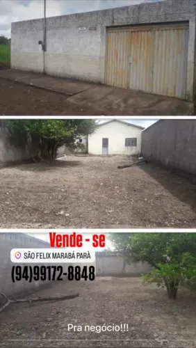Terreno com casa construída