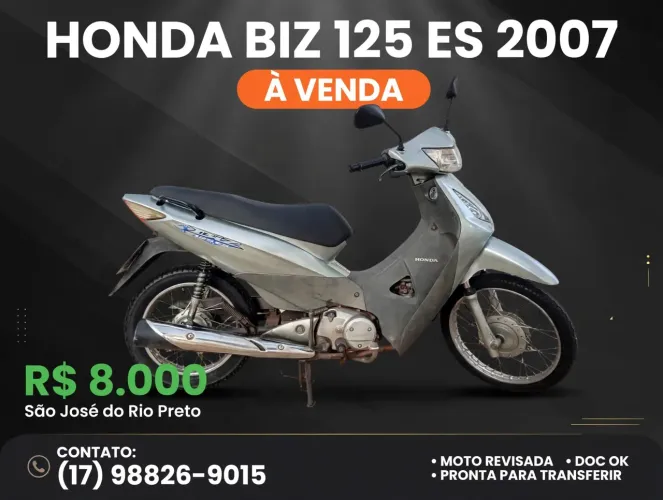 Biz zera e revisada montar e andar.