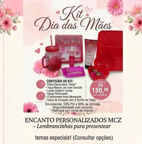 Kit dia das mães
