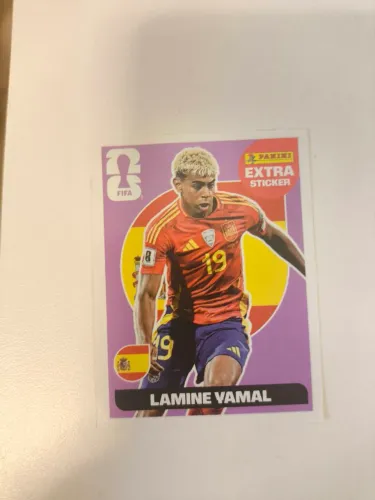 Figurinha Lamine Yamal Legend Roxa - Copa 2026