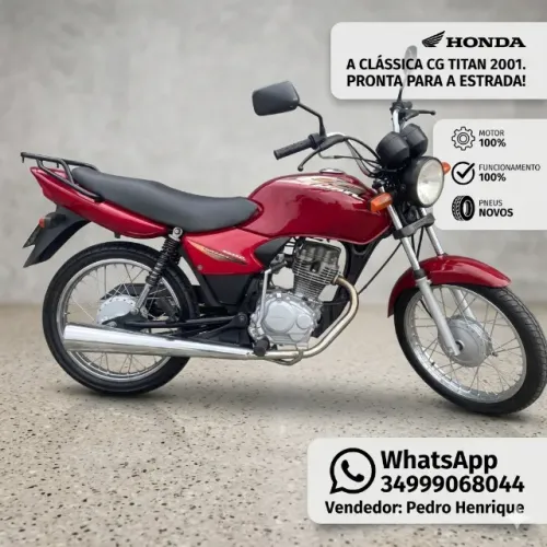 Moto Honda CG titan 125 ks ano 2001