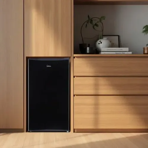 Frigobar Preto 93L Inverter Bivolt Midea - Ainda na caixa