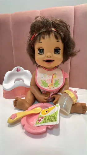 Baby alive hora do troninho morena